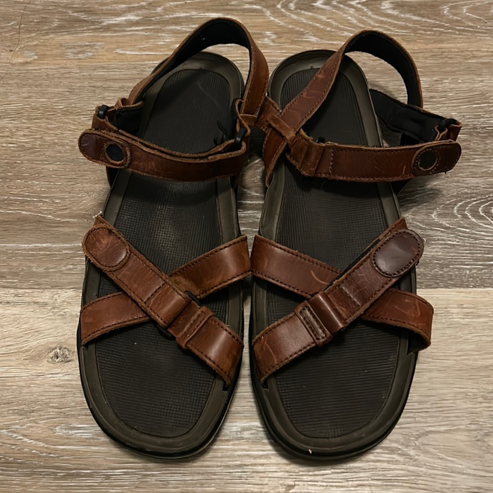 Timberland Shoes Timberland Men
Brown Leather Trail Sandal Vintage 95098